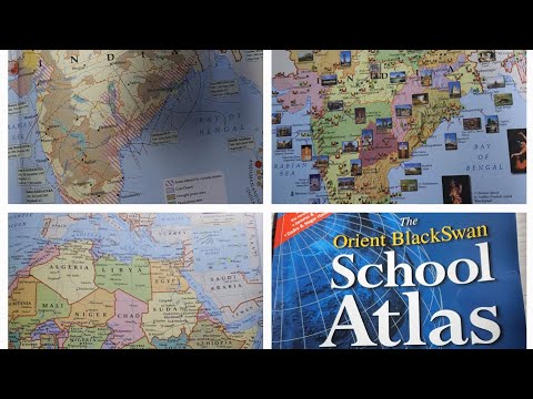 The orient blackSwan Atlas 8th edition |latest map with newly formed |orient blackswan|#geography