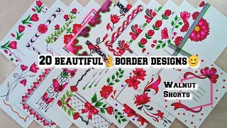 20 Easy Border Work Front Border