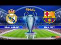 REAL MADRID Vs BARCELONA Final UEFA Champions League 2026 Full Match All Goals Simulation PES