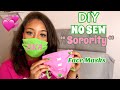 DIY NO SEW “SORORITY” T-SHIRT FACE MASK... WITH FILTER 💞💚 ~ ❤️🤍~ 💙💛