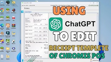 How I Used ChatGPT to Customize My Chromis POS Receipts