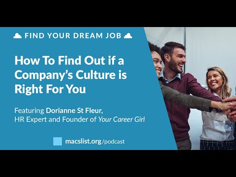 How To Find Out if a Company's Culture is Right for You, with ...