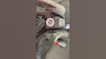 Seized Upper Control Arm Bolt on Audi — How to Remove It Without Special Tools