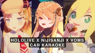 Car Karaoke - Hololive X Nijisanji X VOMS | Kanauru Original