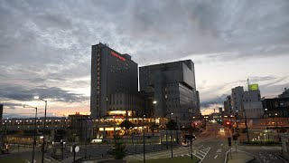 客室窓からの風景：高岡マンテンホテル駅前【富山県】20220815 16撮影