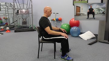 Seated Trunk Flexion Stretch