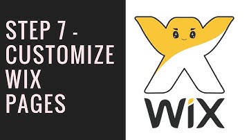 Step 7 - Customize Wix Pages | Master Wix - Create a Wix Website in 1 hour