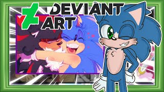 Movie Sonic Visits Deviant Art - SONADOW?!?!