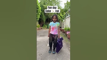 Color run 🏃🏃🥰#school #fun #funday #shorts