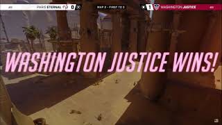 Every Team Fight Overwatch League | Washington Justice vs Paris Eternal |  Round One Play-Ins 2021