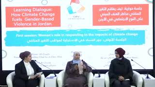 Learning Dialogue: How Climate Change fuels Gender-Based Violence in Jordan