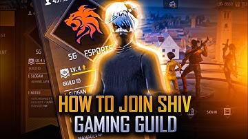 HOW TO JOIN V BADGE GUILD || HOW TO JOIN SHIV GAMING GUILD || HOW TO JOIN @SHIVGAMING GUILD 💗👑