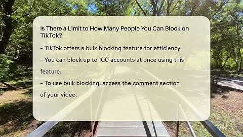 Is There a Limit to How Many People You Can Block on TikTok? - Everyday-Networking
