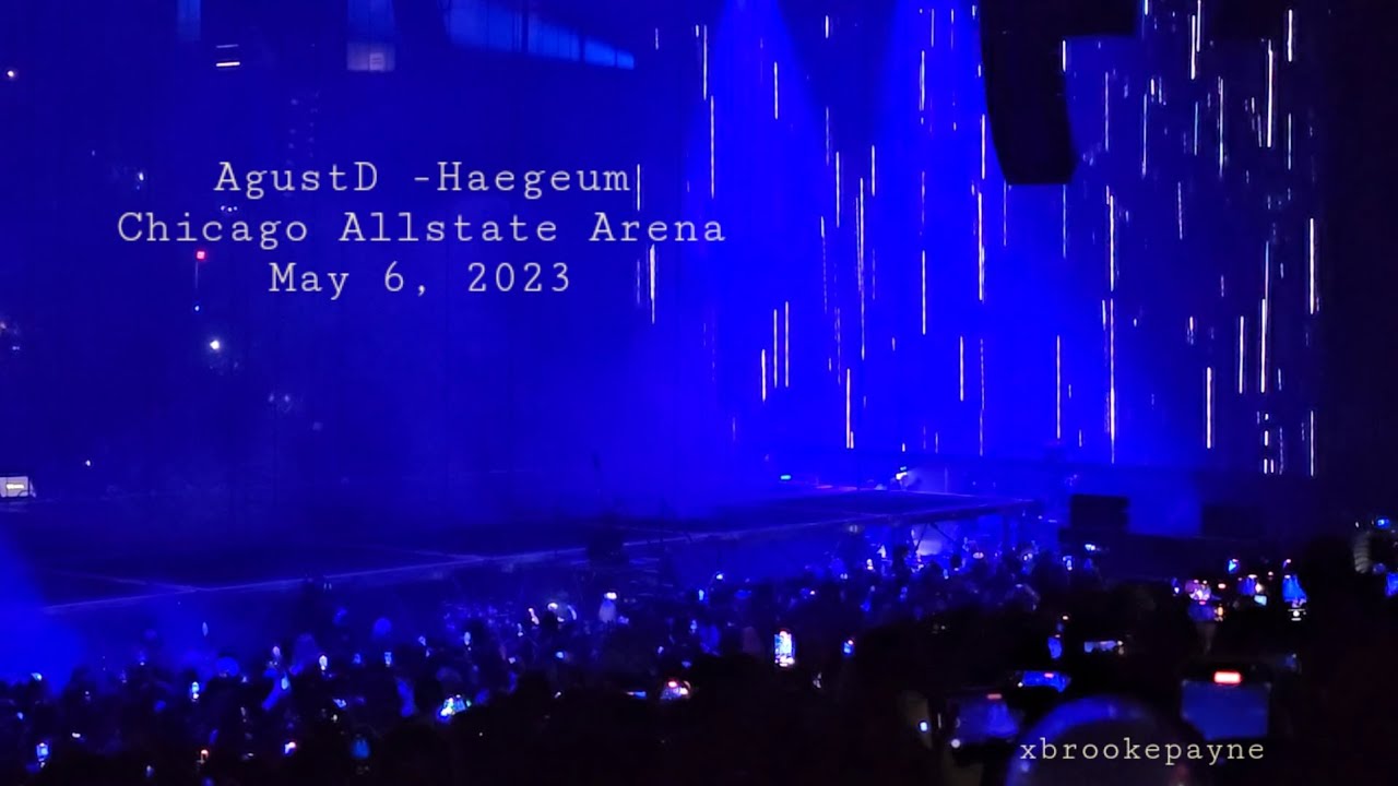 Suga / Agust D - Haegeum Allstate Arena Chicago 5/6/2023 - YouTube