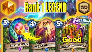 88% Winrate Rank 1 Legend Best Hunter Deck Ever In History At Whizbang's Workshop | Hearthstone