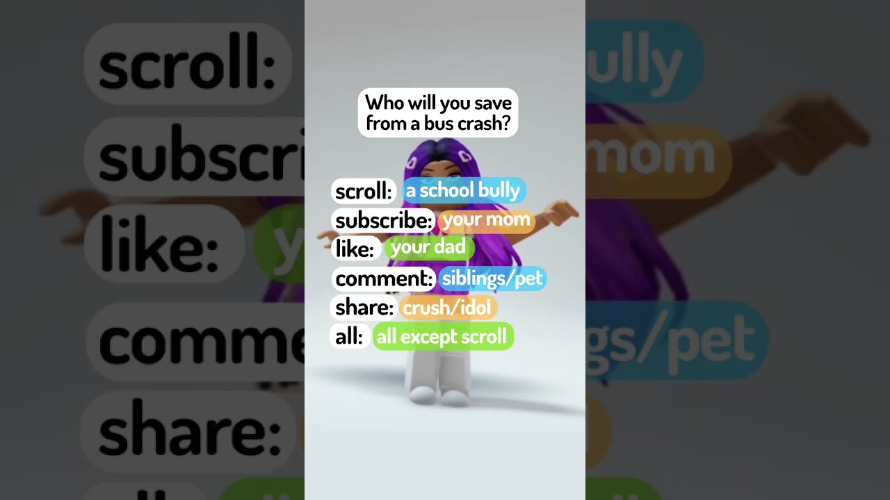 Who will you save? #shorts