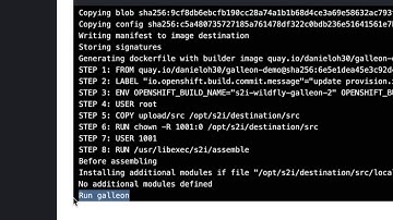 Adding Features to EAP(Wildfly) on OpenShift with Galleon