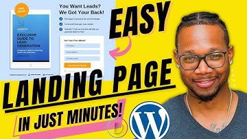 How To Create An Amazing Landing Page In Wordpress In 20 Minutes!