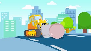 Strong Heavy Vehicles Songs | The Bullodzer Song🚧 | Construction Equipment Song | Kids Song
