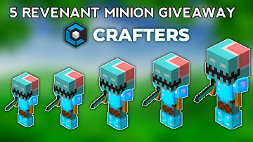 get free revenant minion in craftersmc | happy birthday to me 😍😋🎉🎉