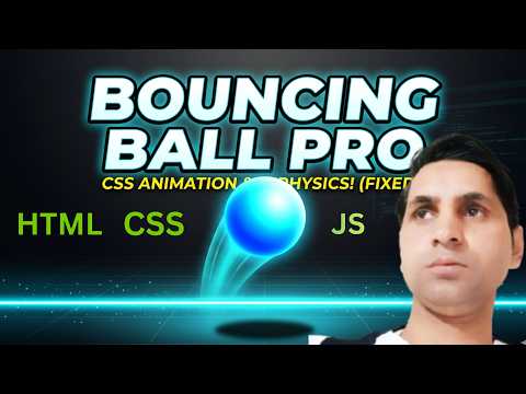 🏀 Next Level Bouncing Ball Animation 🔥 Shadow + Smooth Physics (No JS)