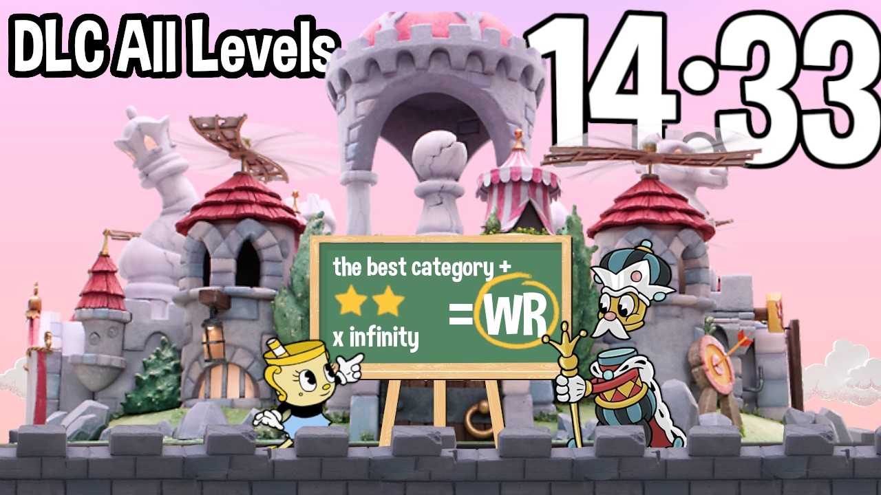 [Current World Record - 14:33] Cuphead: The Delicious Last Course - All Levels Speedrun