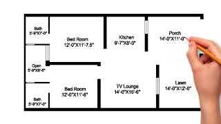 25X45 House Plan || 5 Marla Layout Plan || 2d House Map || Luxury House Sketch || 1125 Sft Home Plan