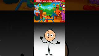 One which is the kidnaper? #challange #shorts #riddles #puzzel #braintest #iqtest