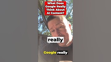 What Does Google Really Think About AI Generated Content? #shorts #google