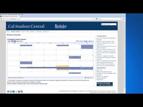 Berkeley Courses: The Calendar That's Got Everyone Talking