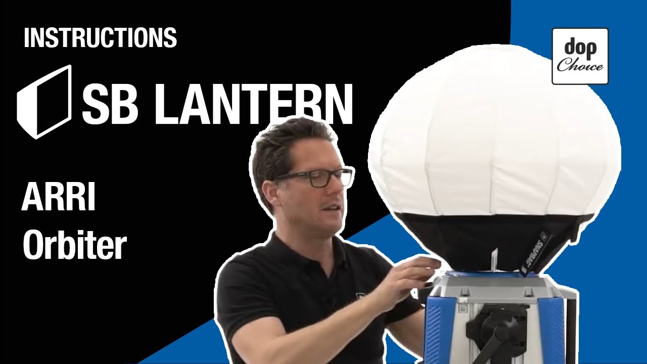 How to mount the SNAPBAG Dome onto the ARRI Orbiter