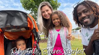 Ruby Falls in Chattanooga | Riverfest Festival | S’mores | Family Vlog