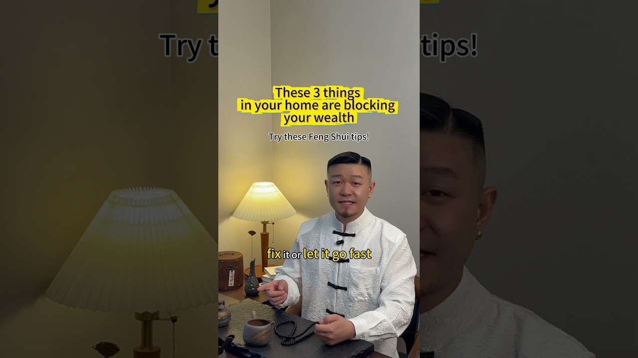 3 things in your home are blocking your wealth!#fengshui #fengshuitips #wealthbuilding #money #life