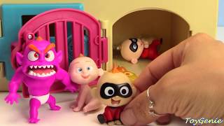 the incredibles 2 trapped save baby jack jack learn colors and counting best learning video