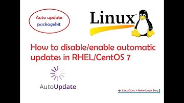 Packagekit | How to enable/disable automatic updates in RHEL/CentOS 7 | Linux tutorial for beginners