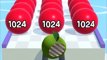 Ball Run 2048 🎱😻💕 MAX LEVELS All Levels Gameplay Walkthrough Android, iOS BIG UPDATE!!!