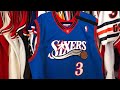 Allen Iverson Authentic Mitchell and Ness 1999-00 Jersey Blue