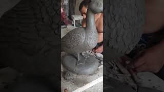 Clay Modelling birds For commission work 