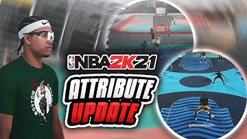 NBA 2K21 ATTRIBUTE UPDATE BEST DRIBBLE MOVES AND DUNK ANIMATIONS