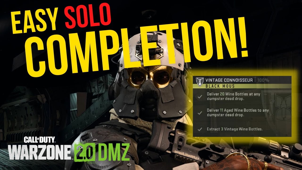 EASY SOLO Vintage Connoisseur Mission Completion for Black Mous Call of Duty Warzone 2.0 DMZ