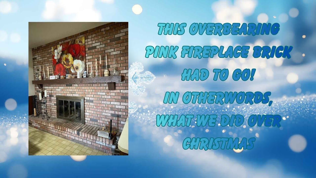 This Overbearing Pink 1970 Fireplace Had to Go!