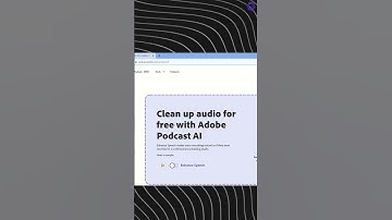 How To Remove Background Noise From An Audio? #shorts #ytshorts #tech #adobe #ai