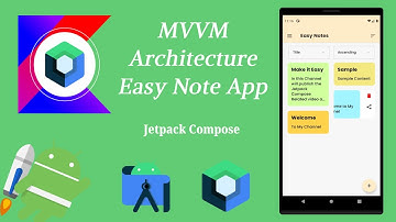 How to use MVVM Clean Architecture using Easy Note App in Jetpack Compose | Android | Make it Easy