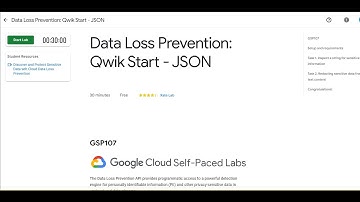 Data Loss Prevention: Qwik Start - JSON || Updated Lab Solution || #qwiklabs  || GSP107
