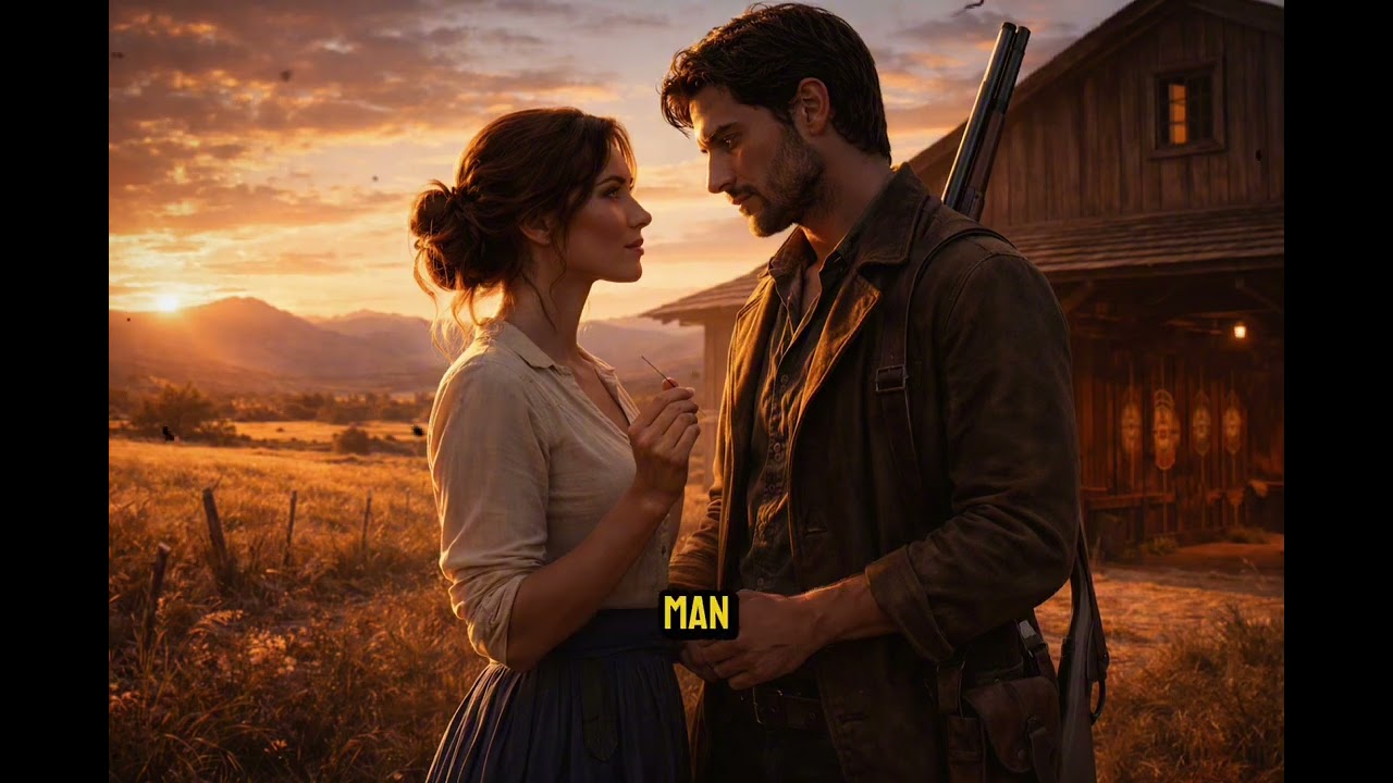 A seamstress and a sharpshooter meet at sunset—a quiet love stitched together in the Wild West. 🌅💘