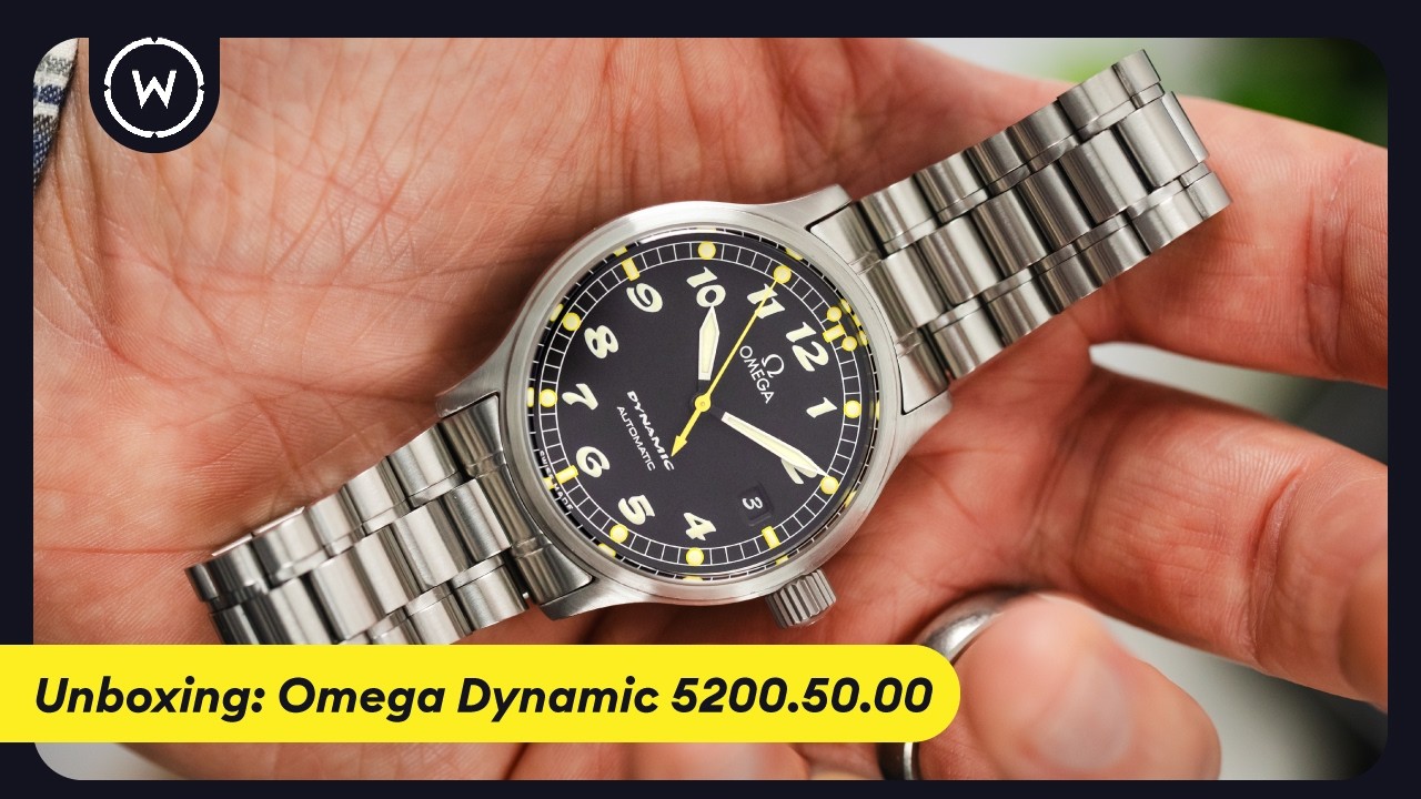 Omega Dynamic オメガ ダイナミック 5200.50 Unboxing the Omega Dynamic 5200.50.00 - YouTube