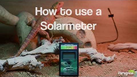 How to use a Solarmeter 6.5R