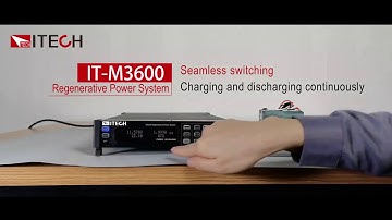 IT-M3600 Regenerative Power System - Battery charging and discharging test (Before VS After)