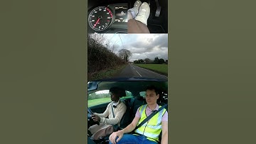 Emergency Stop During a Mock Driving Test