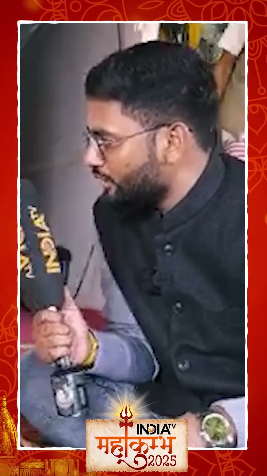 #shorts 12 साल के साधू की बातें 50 साल को फेल कर देगी! #mahakumbh2025 #nagasadhu #indiatv